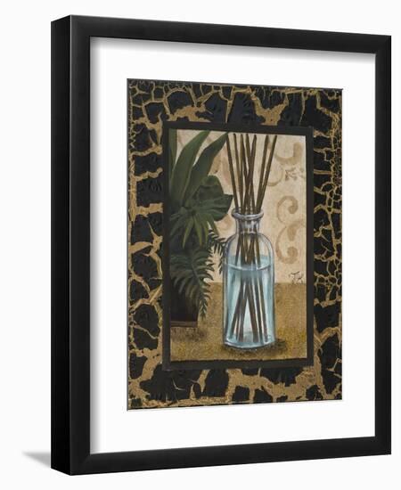 Golden Jungle Bath II-Tiffany Hakimipour-Framed Art Print