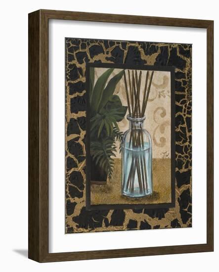 Golden Jungle Bath II-Tiffany Hakimipour-Framed Art Print