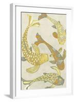 Golden Koi I-Chariklia Zarris-Framed Art Print