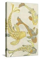 Golden Koi I-Chariklia Zarris-Stretched Canvas