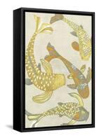 Golden Koi I-Chariklia Zarris-Framed Stretched Canvas