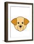 Golden Labrador-null-Framed Art Print