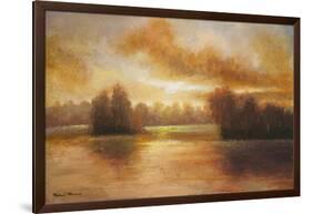 Golden Lake Glow I-Michael Marcon-Framed Art Print