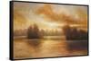 Golden Lake Glow I-Michael Marcon-Framed Stretched Canvas