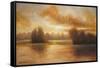 Golden Lake Glow I-Michael Marcon-Framed Stretched Canvas