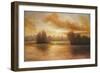 Golden Lake Glow I-Michael Marcon-Framed Art Print