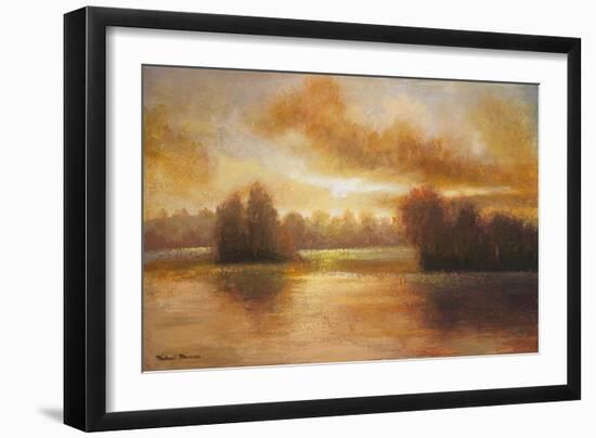 Golden Lake Glow I-Michael Marcon-Framed Art Print