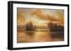 Golden Lake Glow I-Michael Marcon-Framed Art Print