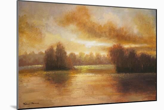 Golden Lake Glow I-Michael Marcon-Mounted Art Print