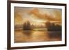 Golden Lake Glow I-Michael Marcon-Framed Premium Giclee Print