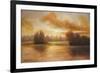 Golden Lake Glow I-Michael Marcon-Framed Premium Giclee Print