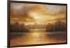 Golden Lake Glow II-Michael Marcon-Framed Art Print