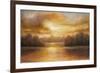 Golden Lake Glow II-Michael Marcon-Framed Premium Giclee Print