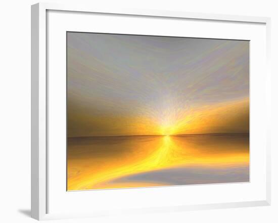 Golden Lake-Kenny Primmer-Framed Art Print