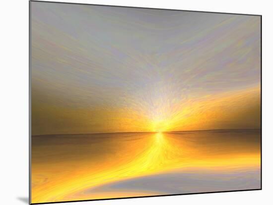 Golden Lake-Kenny Primmer-Mounted Art Print