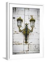 Golden Lamps.Palace of Aranjuez, Madrid, Spain.World Heritage Site by UNESCO in 2001-outsiderzone-Framed Photographic Print