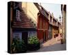 Golden Lane, Prague Castle, Prague, Central Bohemia, Czech Republic-null-Stretched Canvas