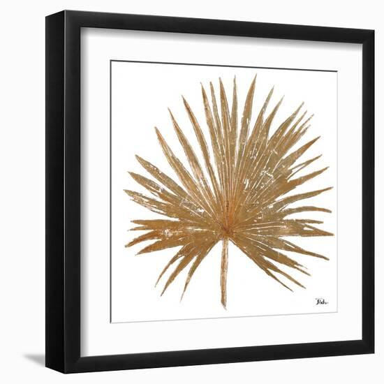 Golden Leaf Palm I-Patricia Pinto-Framed Art Print