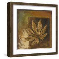 Golden Leaves II-Patricia Pinto-Framed Art Print