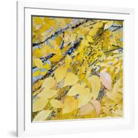 Golden Leaves-Sharon Pitts-Framed Giclee Print