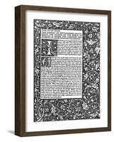 Golden Legend - William Caxton-William Morris-Framed Giclee Print