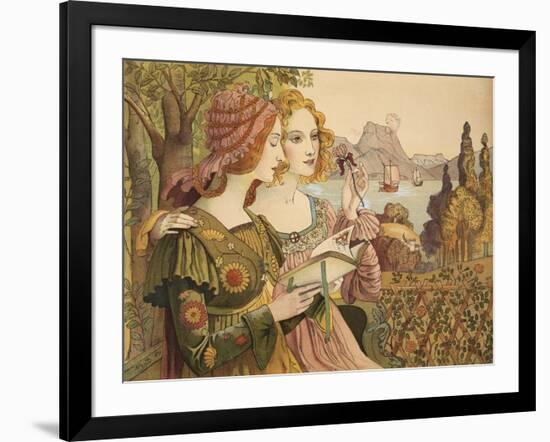 Golden Legend-Armand Point-Framed Giclee Print