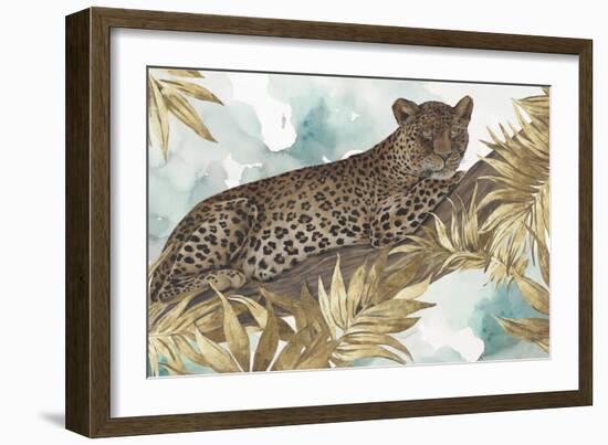 Golden Leopard-Eva Watts-Framed Art Print