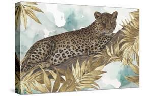 Golden Leopard-Eva Watts-Stretched Canvas