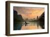 Golden Li River-null-Framed Art Print