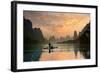 Golden Li River-null-Framed Art Print