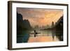 Golden Li River-null-Framed Art Print