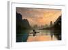 Golden Li River-null-Framed Art Print