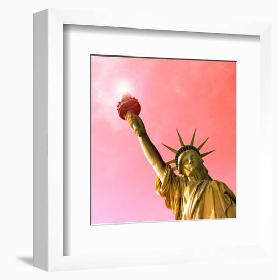 Golden Liberty-Richard James-Framed Art Print