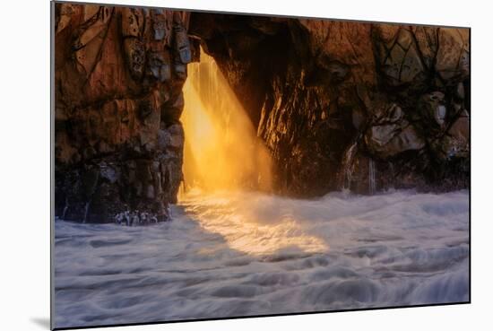 Golden Light at Big Sur, California Coast-Vincent James-Mounted Photographic Print