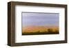 Golden Light on Blue Mountains-Todd Telander-Framed Art Print