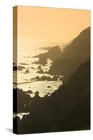 Golden Light on Coastal Hills of Califonia's Big Sur-Anna Miller-Stretched Canvas