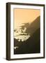 Golden Light on Coastal Hills of Califonia's Big Sur-Anna Miller-Framed Photographic Print