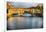 Golden Light On Ponte Vecchio-George Oze-Framed Photographic Print