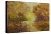 Golden light-Margaret Coxall-Stretched Canvas