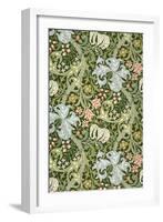 Golden Lily Wallpaper, Paper, England, Late 19th Century-William Morris-Framed Giclee Print