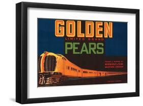 Golden Limited Brand Pears-null-Framed Art Print