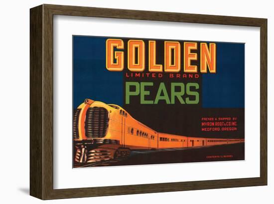 Golden Limited Brand Pears-null-Framed Art Print