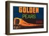 Golden Limited Brand Pears-null-Framed Art Print