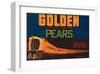 Golden Limited Brand Pears-null-Framed Art Print