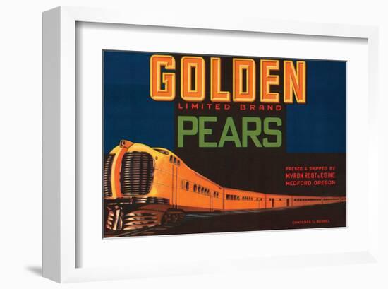 Golden Limited Brand Pears-null-Framed Art Print