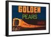 Golden Limited Brand Pears-null-Framed Art Print