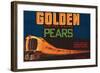 Golden Limited Brand Pears-null-Framed Art Print