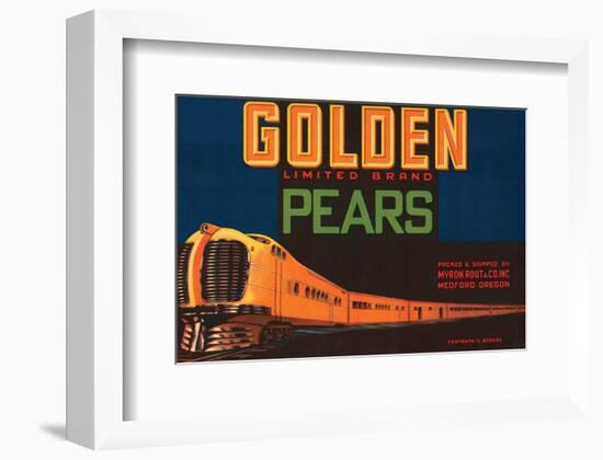 Golden Limited Brand Pears-null-Framed Art Print
