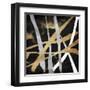 Golden Links-OnRei-Framed Art Print