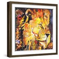 Golden Lion-James Grey-Framed Art Print